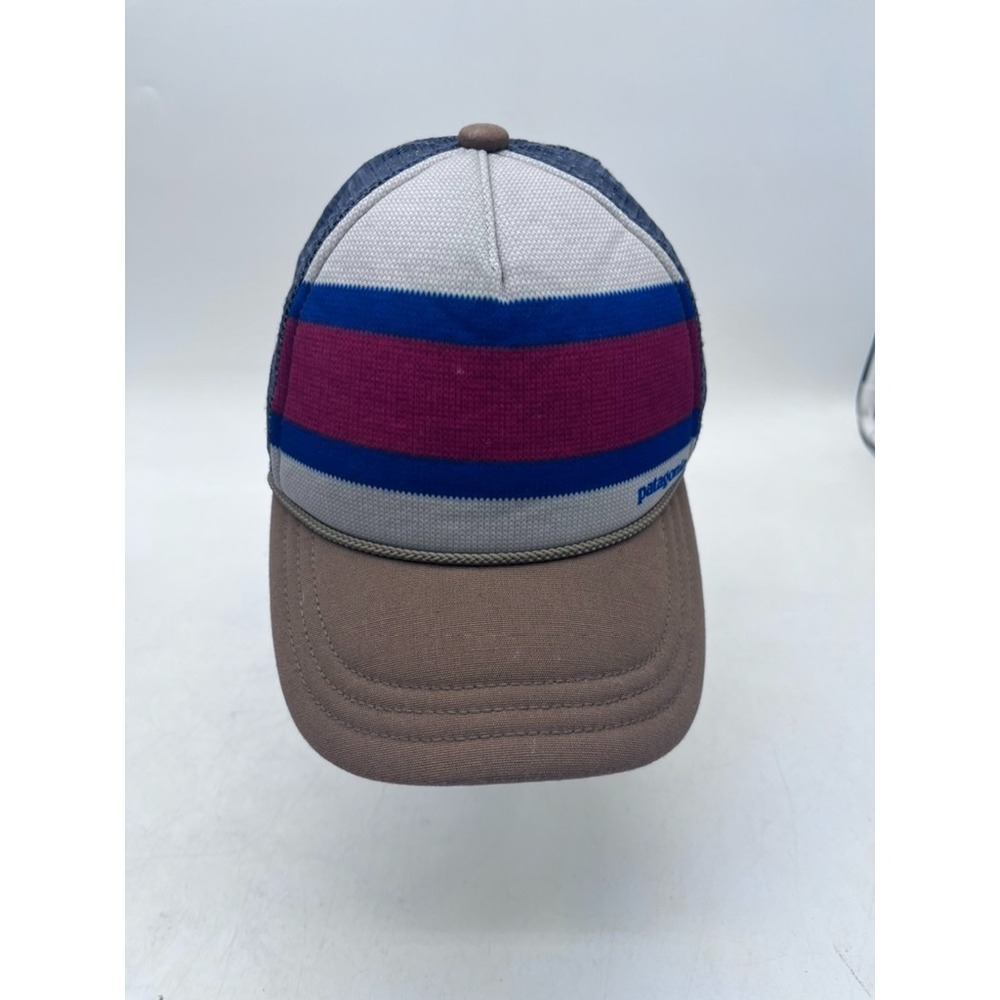 VTG Patagonia Mesh/Trucker Hat Cap Snapback Polyester Multicolor Size OS